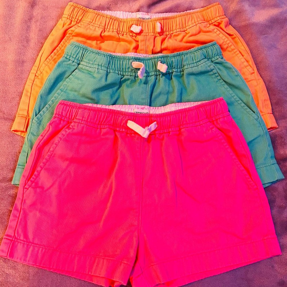 Crewcuts pull-on shorts / Set of 3 (sold together) / Size 8